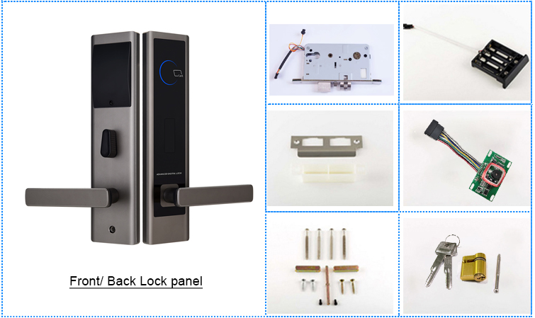 The Advanced Electric Hotel Digital Door Lock with Card Unlock