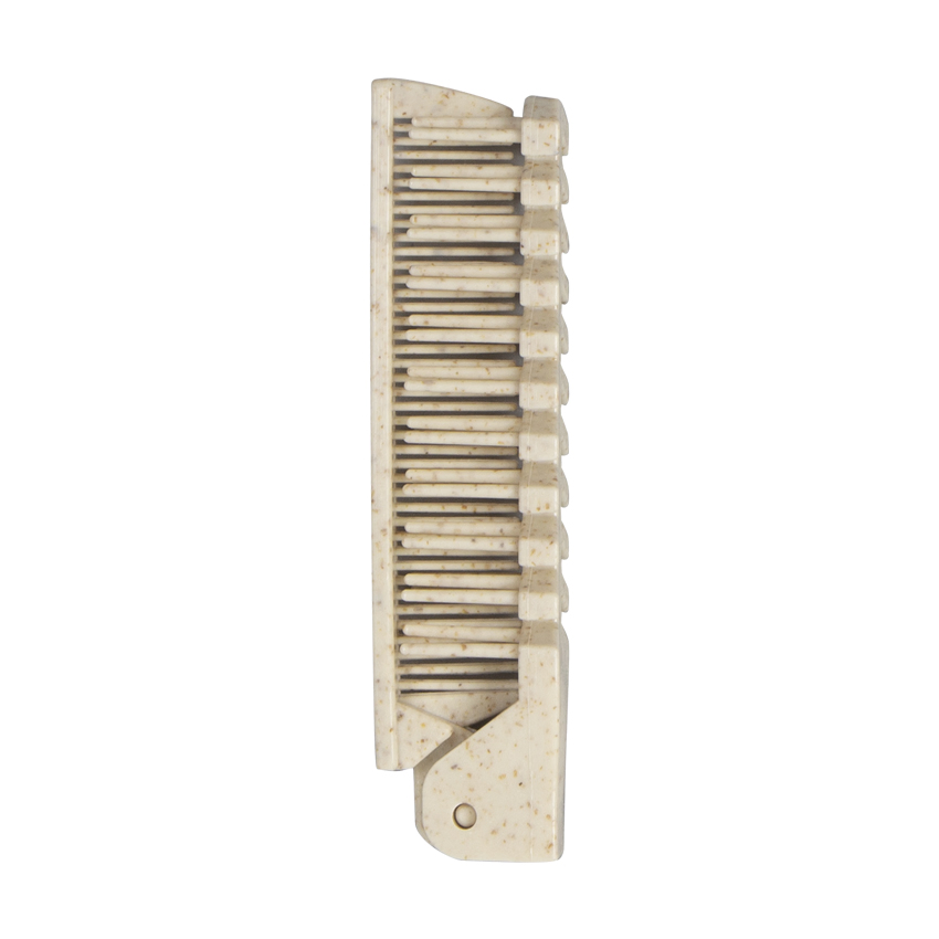 Eco Friendly Biodegradable Customized Folding Wheat Straw Hair Comb