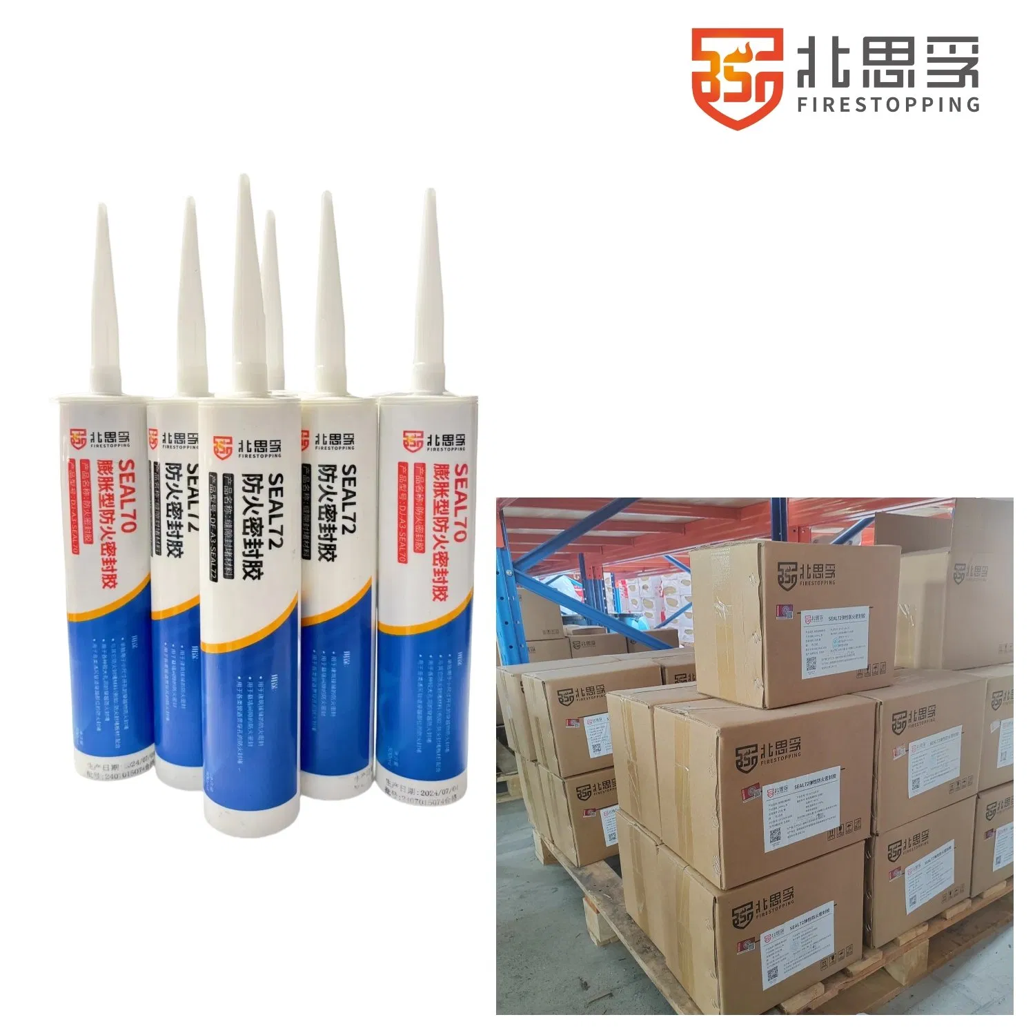 High Adhesive Flexible Fireproof Sealant for Curtain Wall Firestop