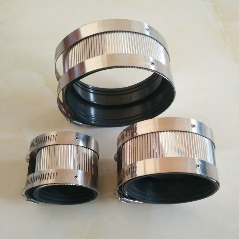 China Stock a Type DN20-DN300 Upc ASTM Heavy Light Stainless Steel Hubless No Hub Coupling for Hubless Fittings