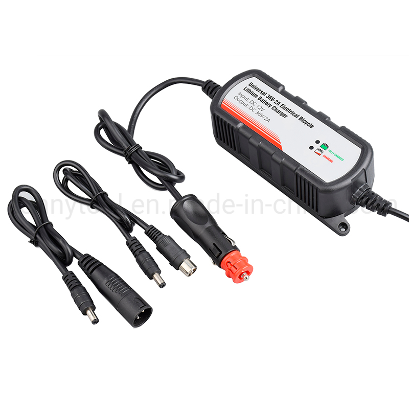 Intelligent 36V Lithium Battery Charger with Overcharge Protection & LED Indicator