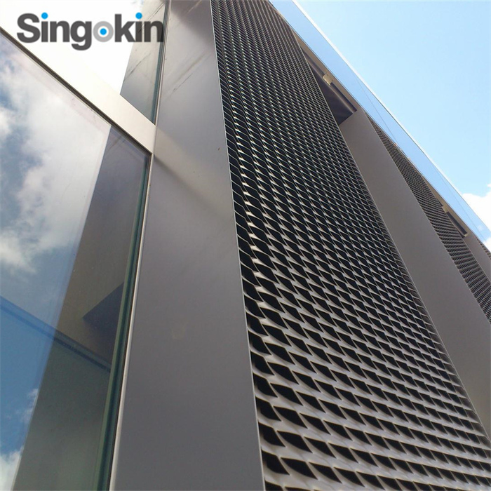 2mm Thick Diamond Screen Expanded Metal Mesh Fence Door