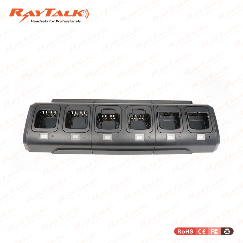 Raytalk 6 Unit Charger 6 Bank Charger Walkie Talkie Battery