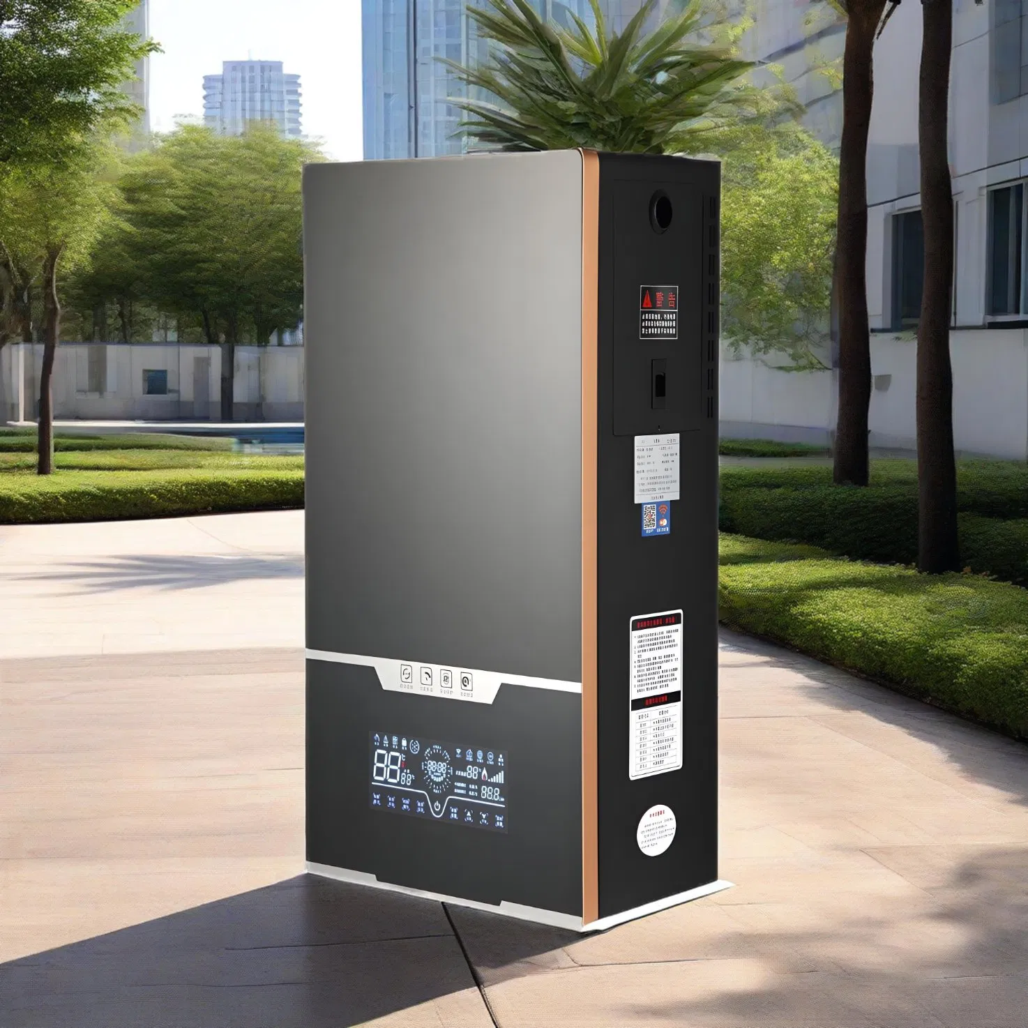 Energy Saving Mode Manual Heating Induction Tankless Water Heater Electric Boiler Furnace Manufacturer Manufacture