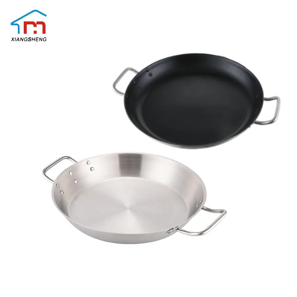 Xiangsheng High Quality Stainless Steel Frying Pan with Two Handles