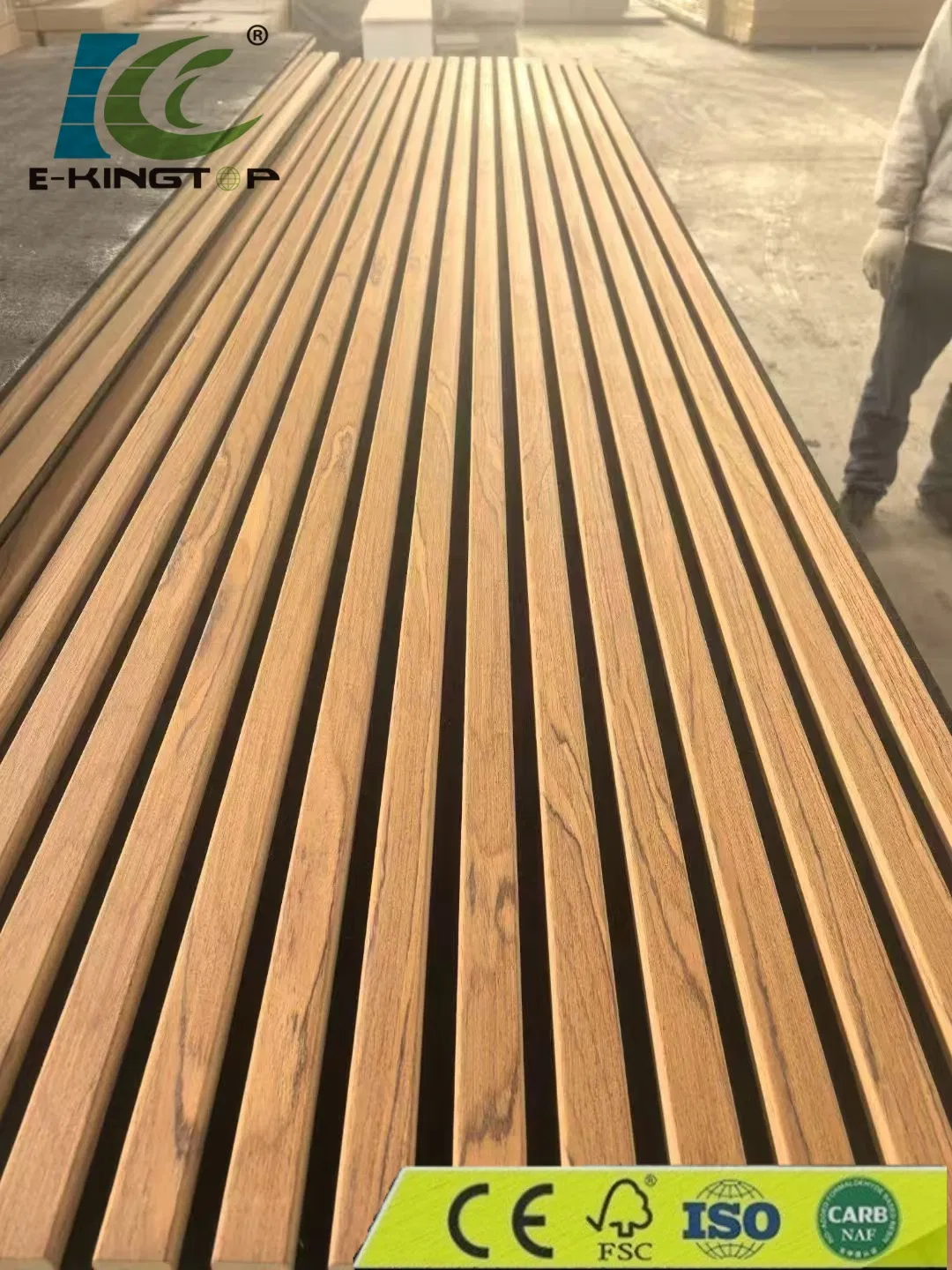 Sound Absorbing Panel 3D Colorful 1 Side MDF Acoustic Wall Panel and Acoustic Ceiling Tile for Decoration