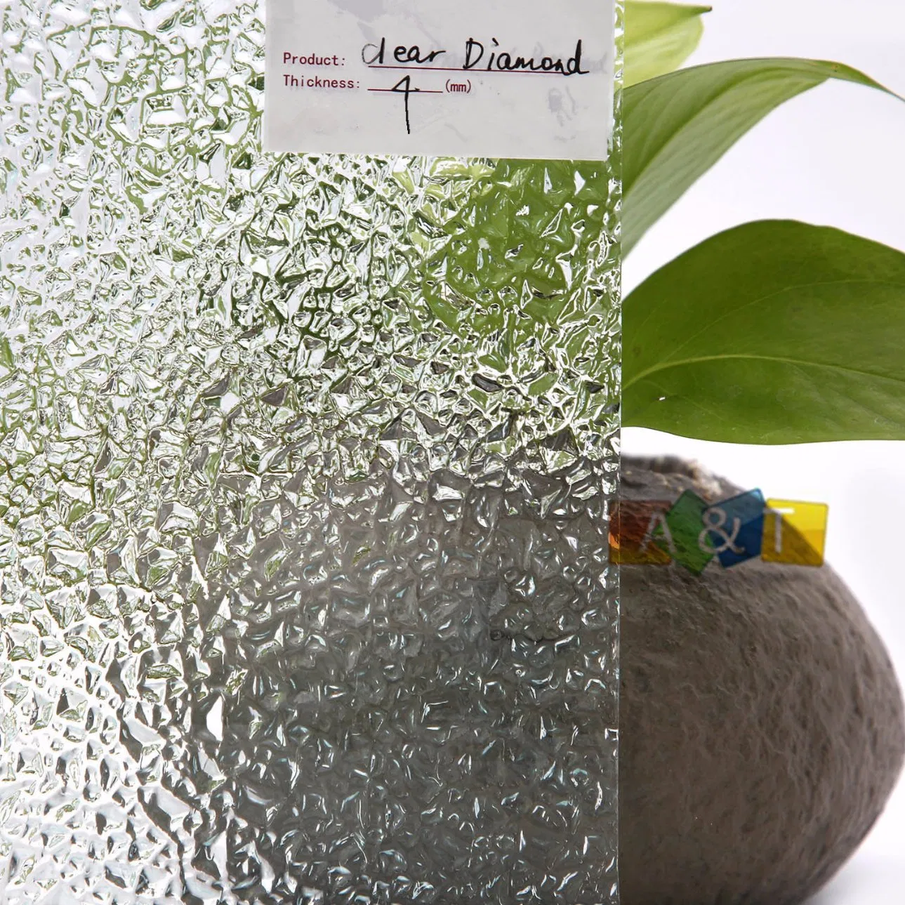 3-8mm Clear Kasumi Patterned Glass Used for Window, Furniture