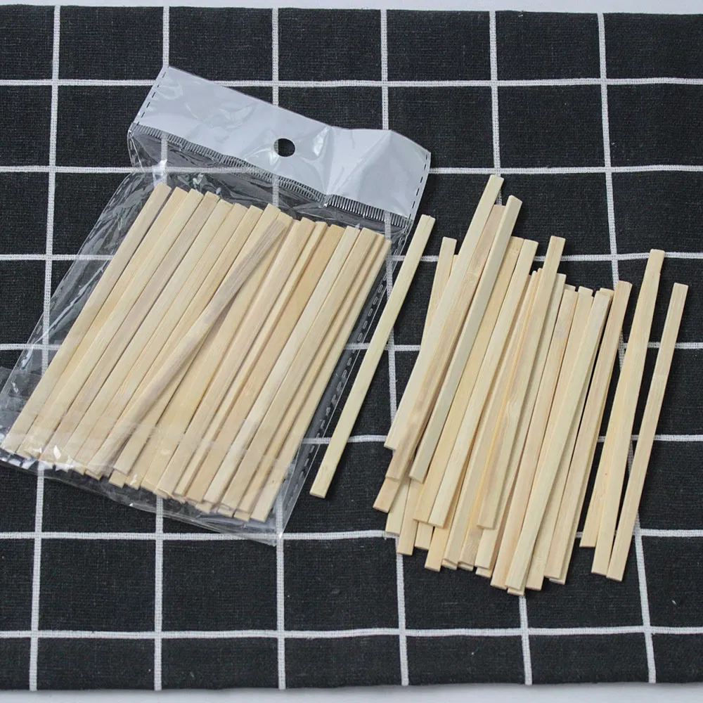 Biodegradable Bamboo Tea Coffee Stirrer and Cocktail Sticks Dispenser