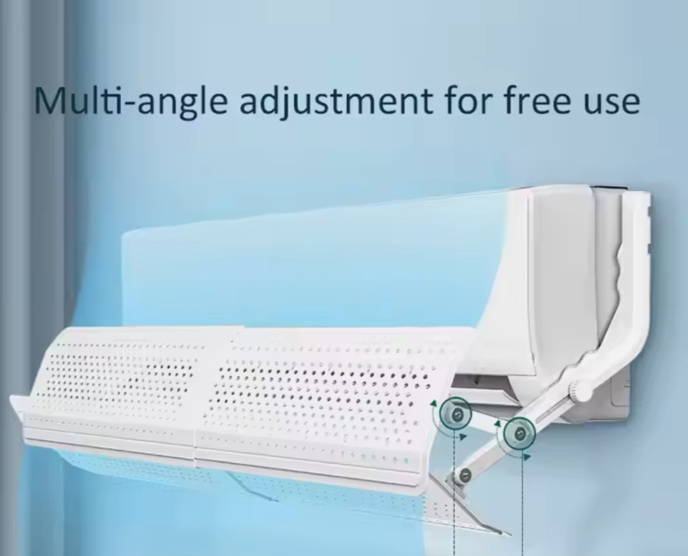 Air Conditioning Windscreen Retractable Air Deflector Wind Deflector AC Shield for Sale for Split Air Conditioner