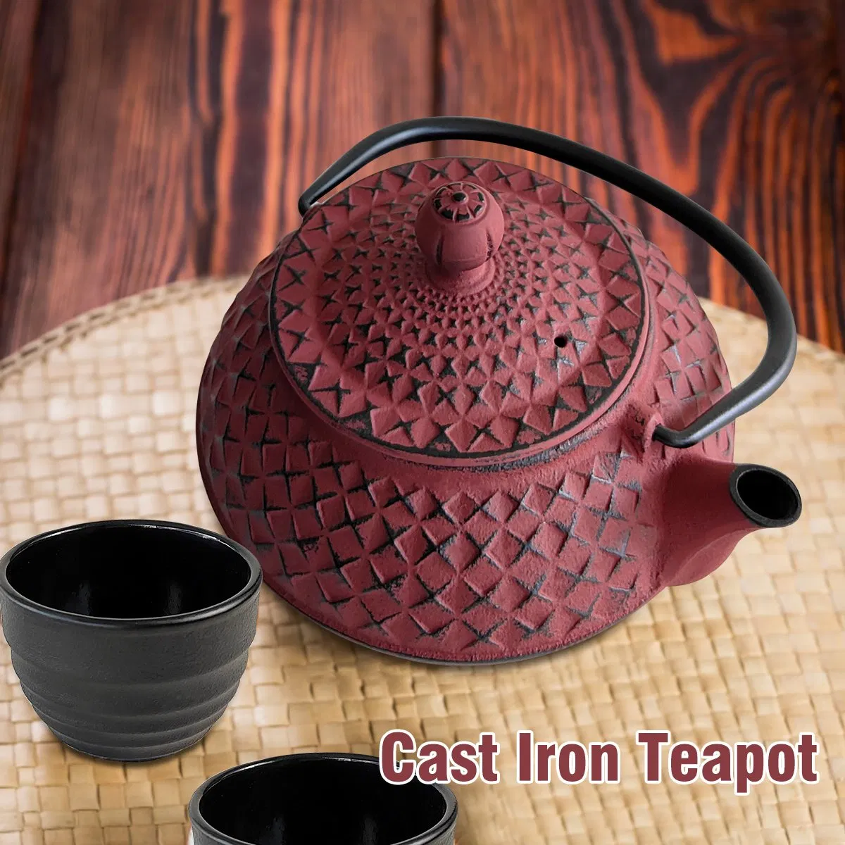 Amazon Hot Sell 0.5L Various Top Grade Cast Iron Tea Kettle Teapot Strainer for Cast Iron Chinese Teapot