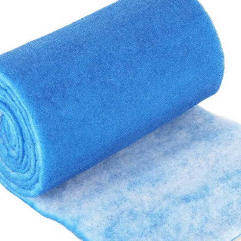 High-Quality Blue Filter Cleaning Cloth Reticulated Polyurethane Cylinder Filter Sponge Foam
