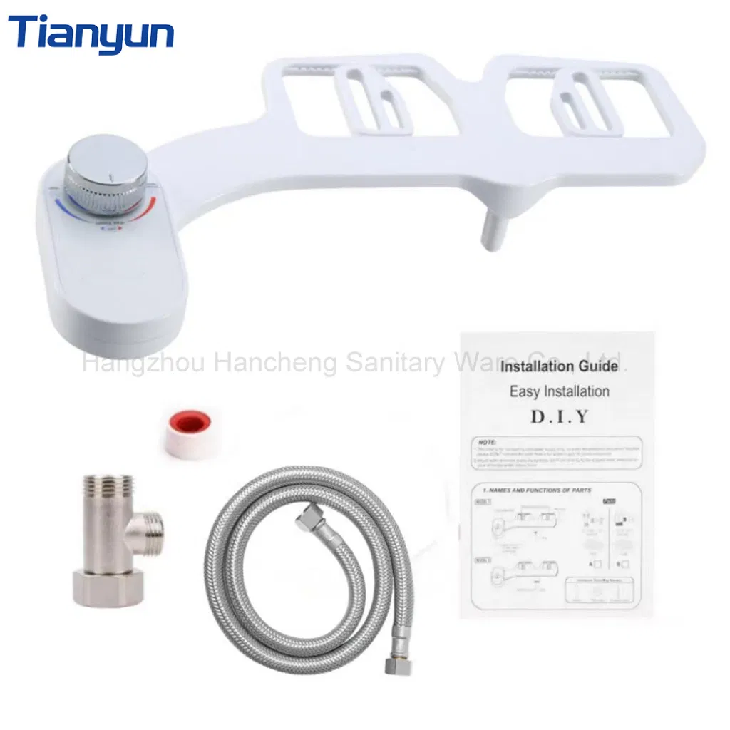 Luxury Foldable Bidet Hot and Cold Water Control Bidet Non-Electric Toilet Bidet Seat Attachment