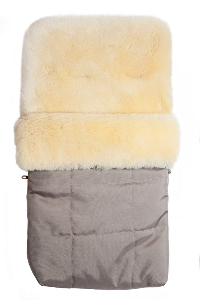 Super Warm Real Fur Sheepskin Straight Wool Stroller Liner for Babies