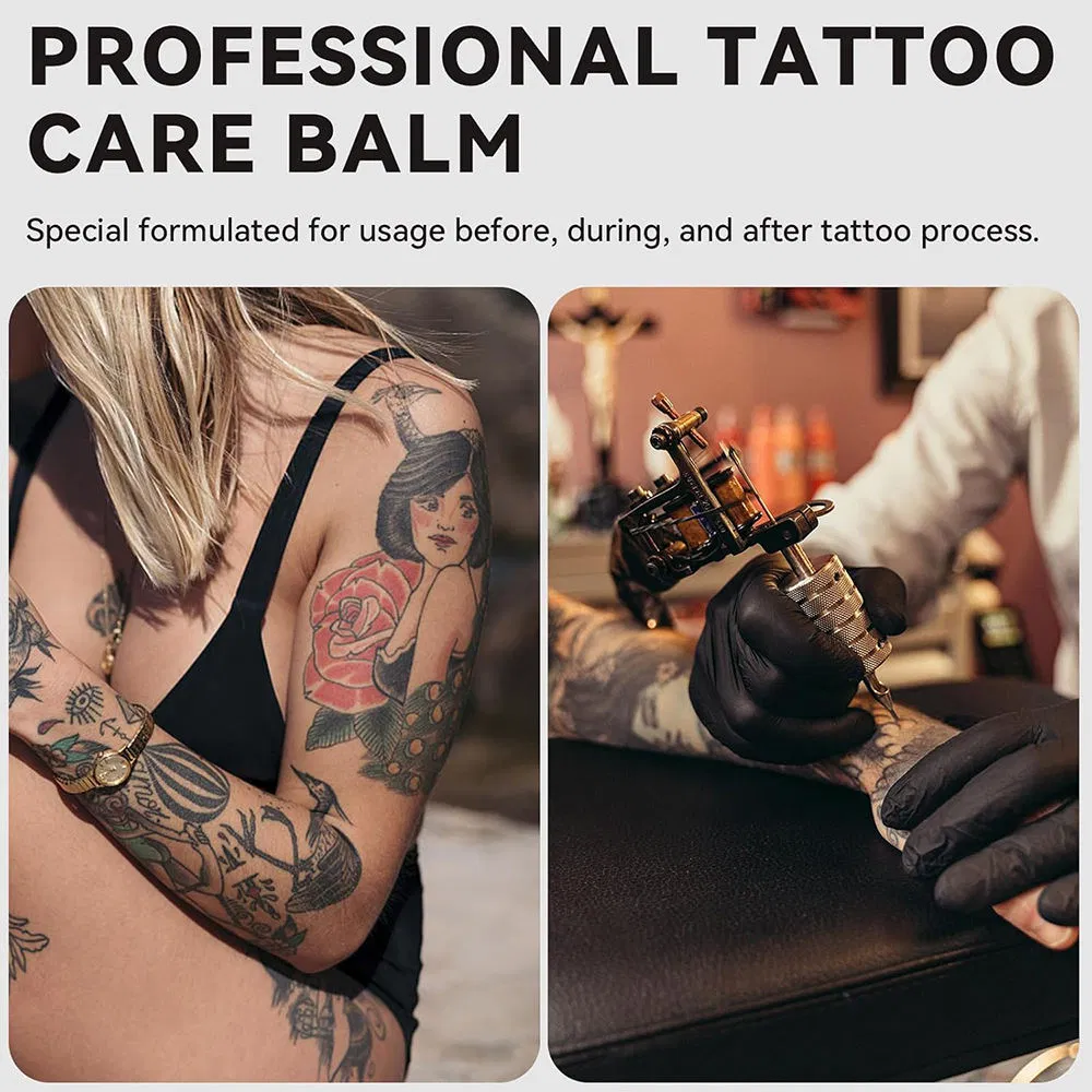 Natural Tattoo Aftercare Balm Moisturizing Color Enhancement Protecting Healing