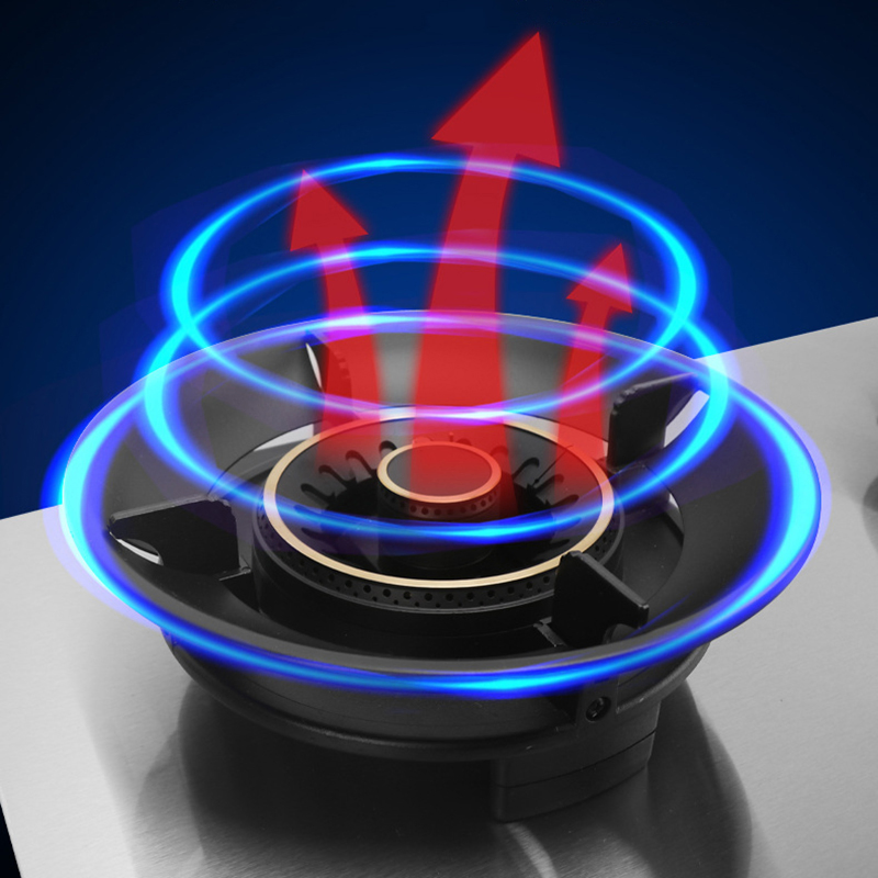 Wholesale Quality Kitchen Digital 2 Plates Stainless Steel Panel Glass Touch Cooking Gas Stoves Cooker Gas Stove