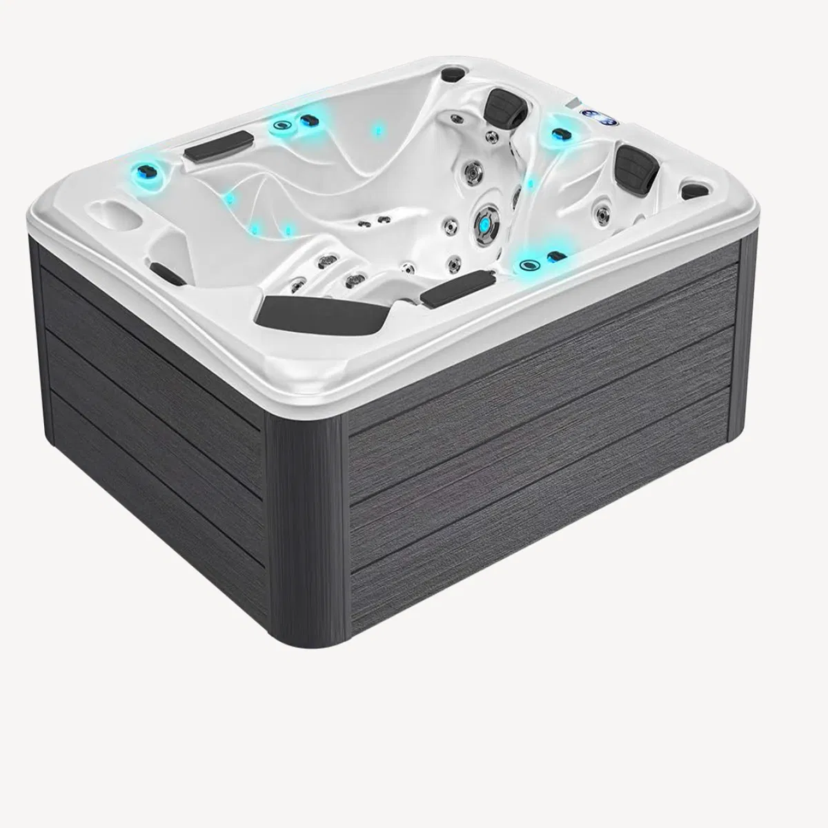 Акриловая гидромассажная ванна Boda на 3 персоны