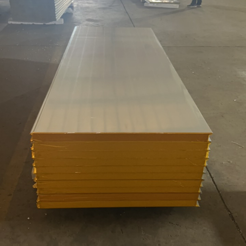 ASA Good Quality Thermal Insulation Fire Proof Two Flat Rock Wool Sandwich Panels/950mm*50mm /1150mm*50mm
