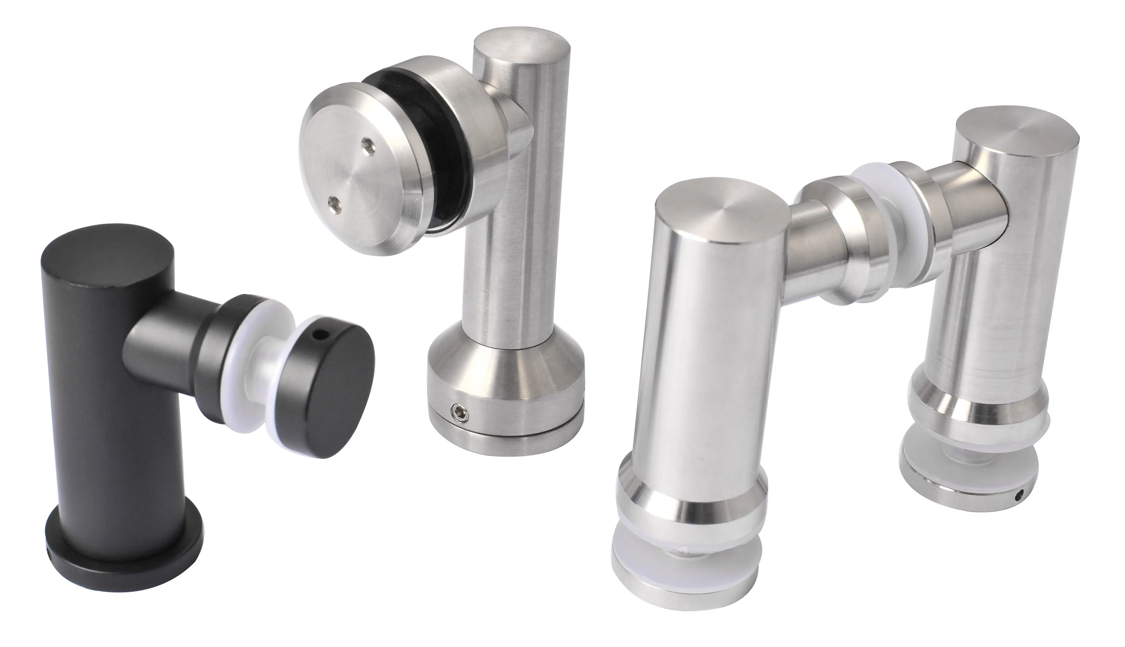 304 Stainless Steel Glass Connector, Glass to Wall Fitting Accessories Single Point Fixing