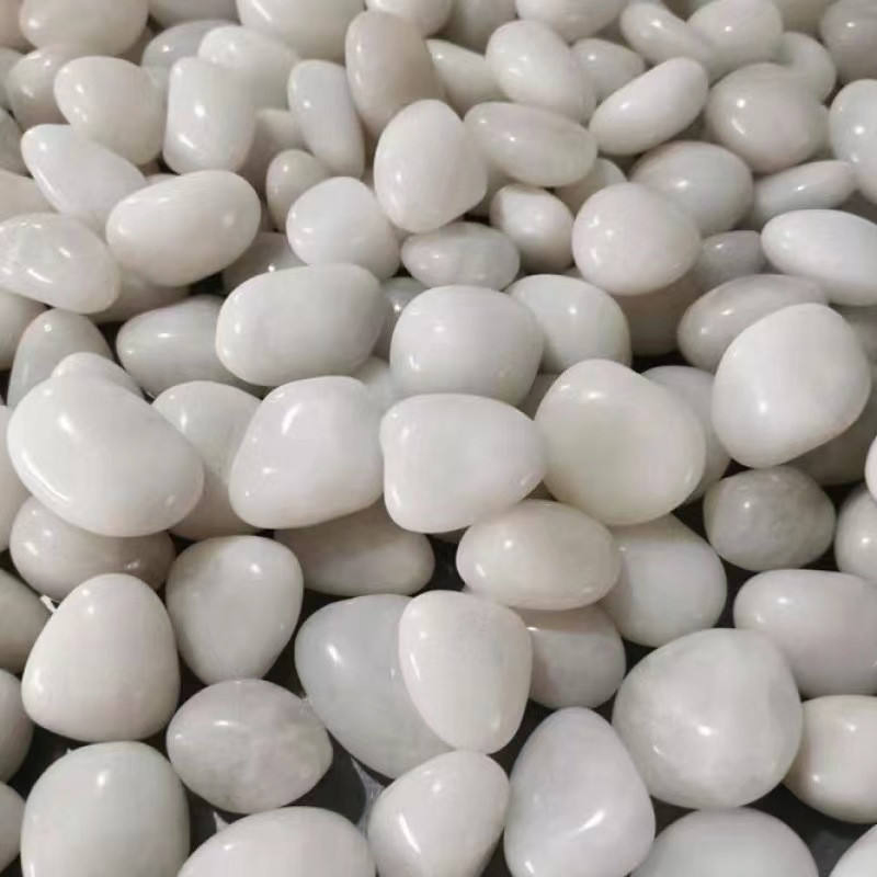 Premium White Natural Stone Crushed Gravel for Landscaping