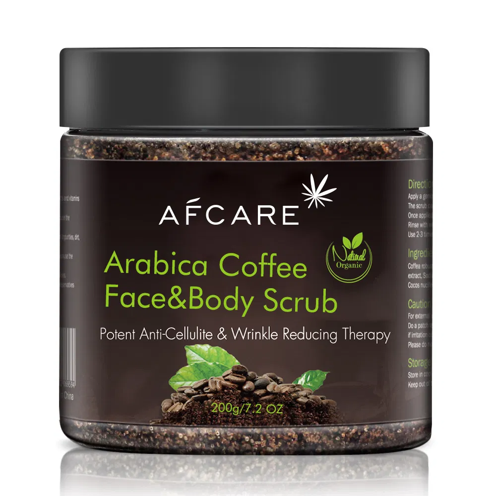 OEM Herbal Exfoliate Natural Coffee Body Scrub Whitening Coffee Body Scrub