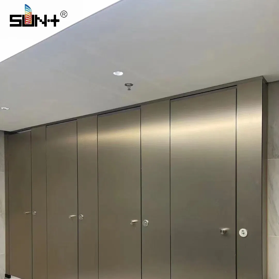 Most Selling Products Design Dustproof and Waterproof Bathroom HPL Toilet Cubicle