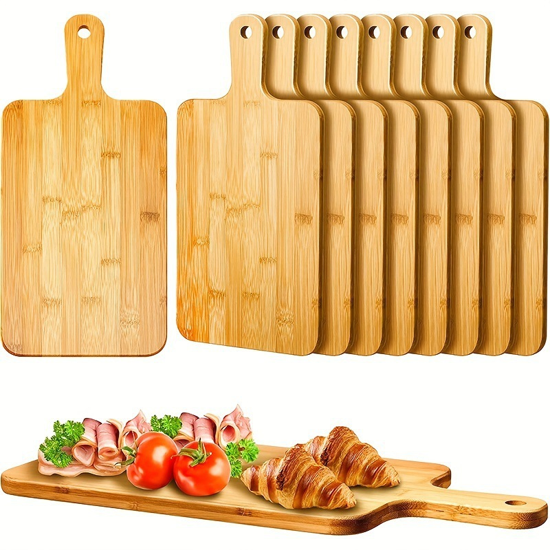 Small Bamboo Cutting Board for Pizza and Fruit