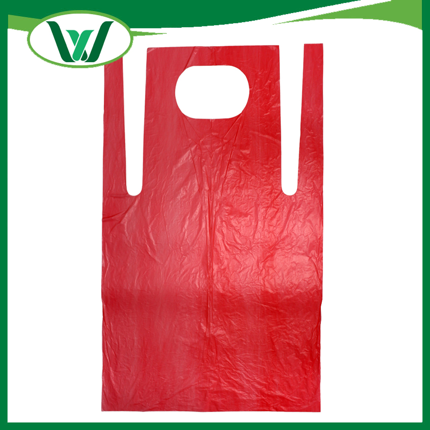 Factory Wholesale Self-Protective Waterproof 16 Micron Disposable Polythene Aprons on a Roll 200 Per Roll