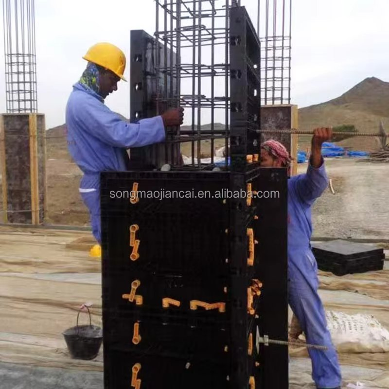 Songmao Reusable Concrete Formwork Plastic Formwork for Wall and Column Construction