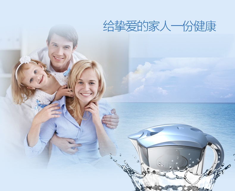 Advanced Activated Carbon Alkaline Water Filter Pitcher for Healthy Hydration