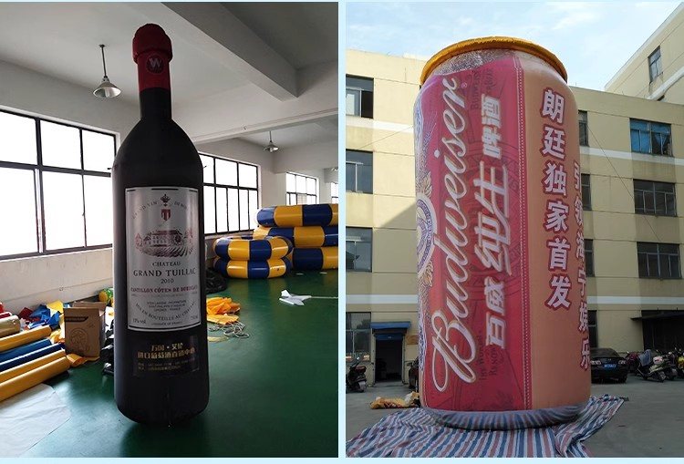 Boyi Outdoor Advertising Giant Inflatable Drink Can Soda Can Juice Can Bottle Balloon