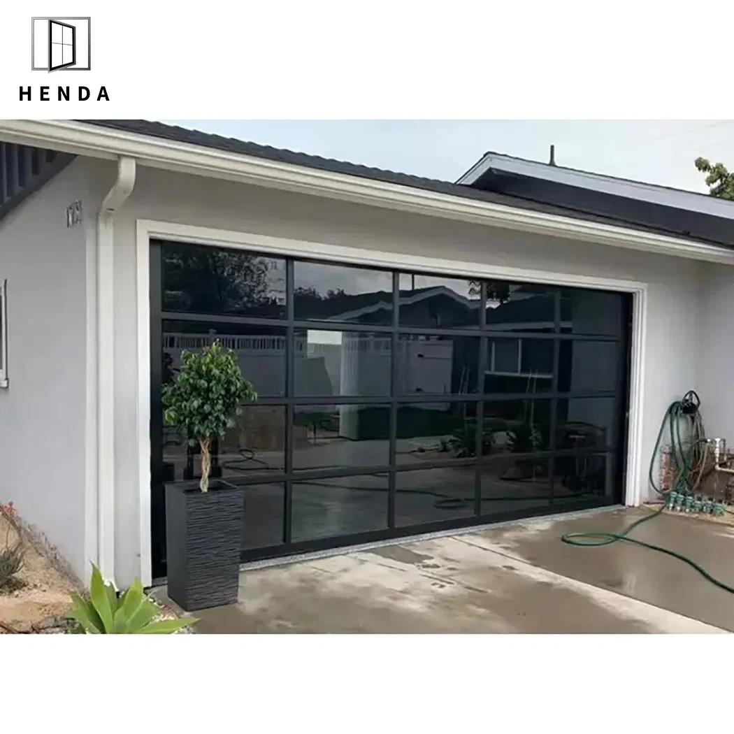 Wholesale Price America Hot Selling Remote Control Modern Style Iron Gate Sectional Overhead Steel Foam Core Roller Shutter Security/Steel/Glass Garage Door