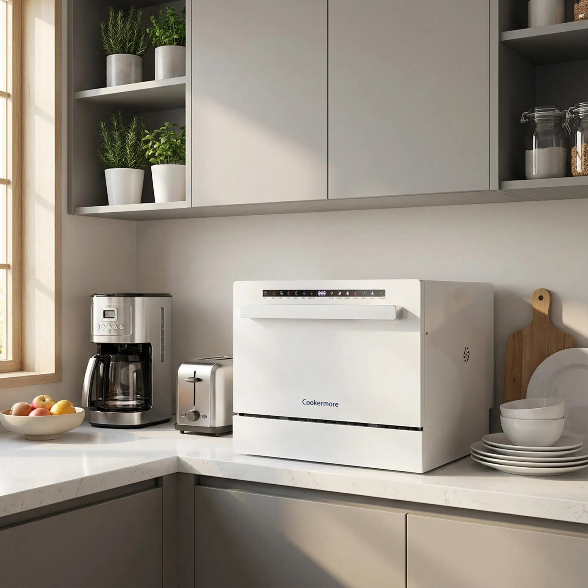 Small Family Kitchen 6-8 Place Settings Quiet Running Dishwasher