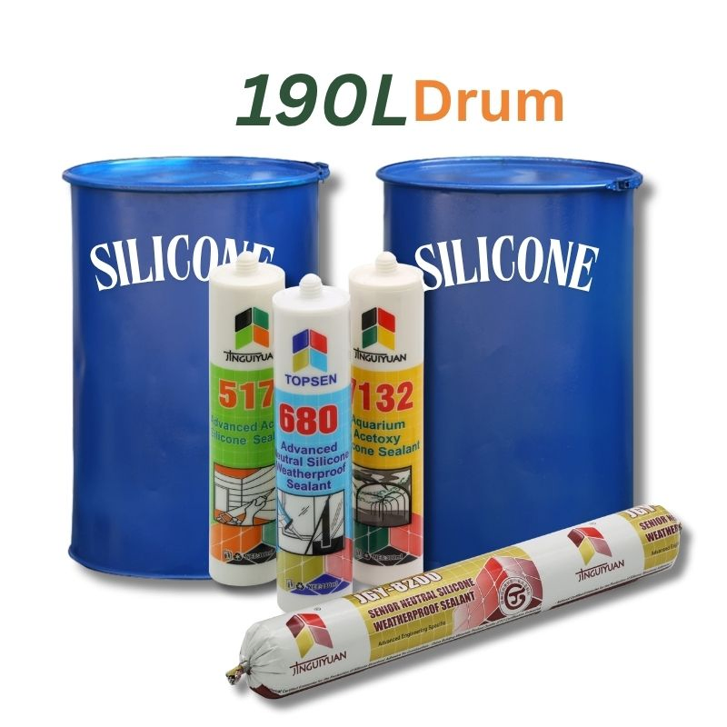 Topsen 995 High-Performance Silicone Sealer for Metal, Glass & Panel Bonding