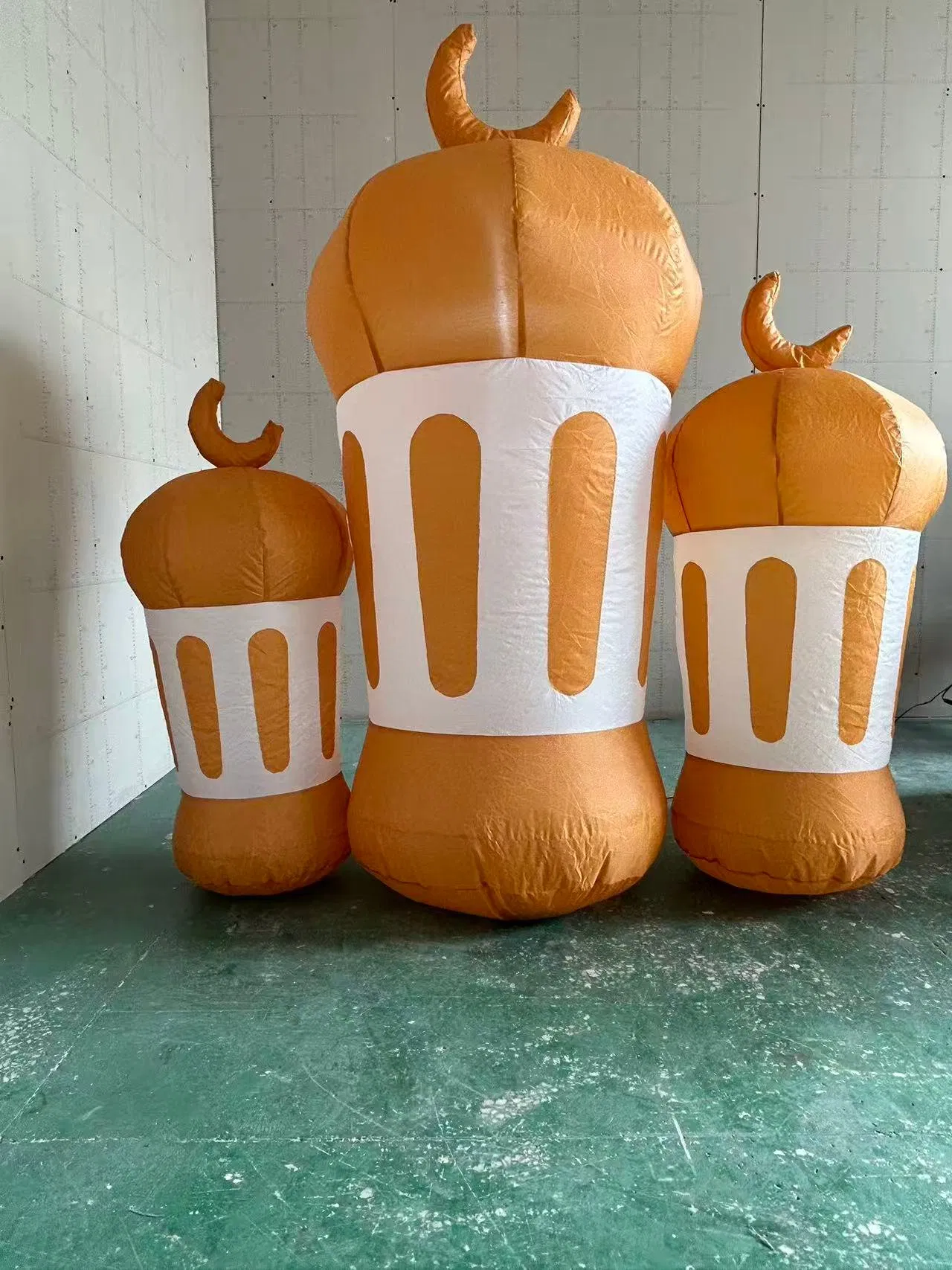 Boyi 120cm Inflatable Mosque for Eid Ramadan Muslim Kids Play Center Eid Outdoor Party Decor