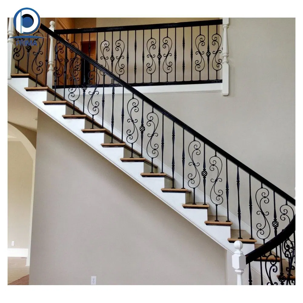 Metal Garden Small Fence Outdoor Used Wrought Iron Stair Customized Railing