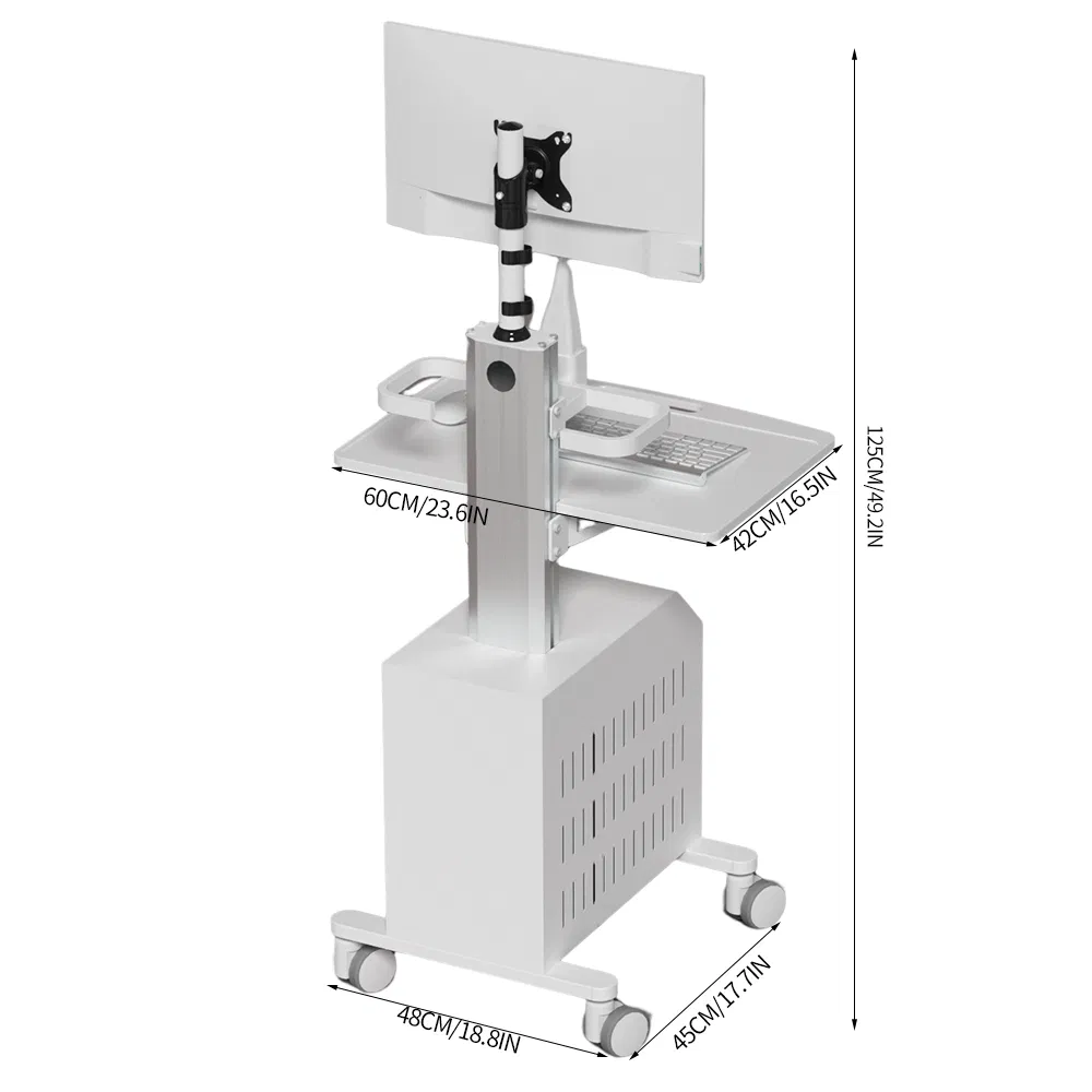 Mobile Medical Computer Stand for Versatile Healthcare Use