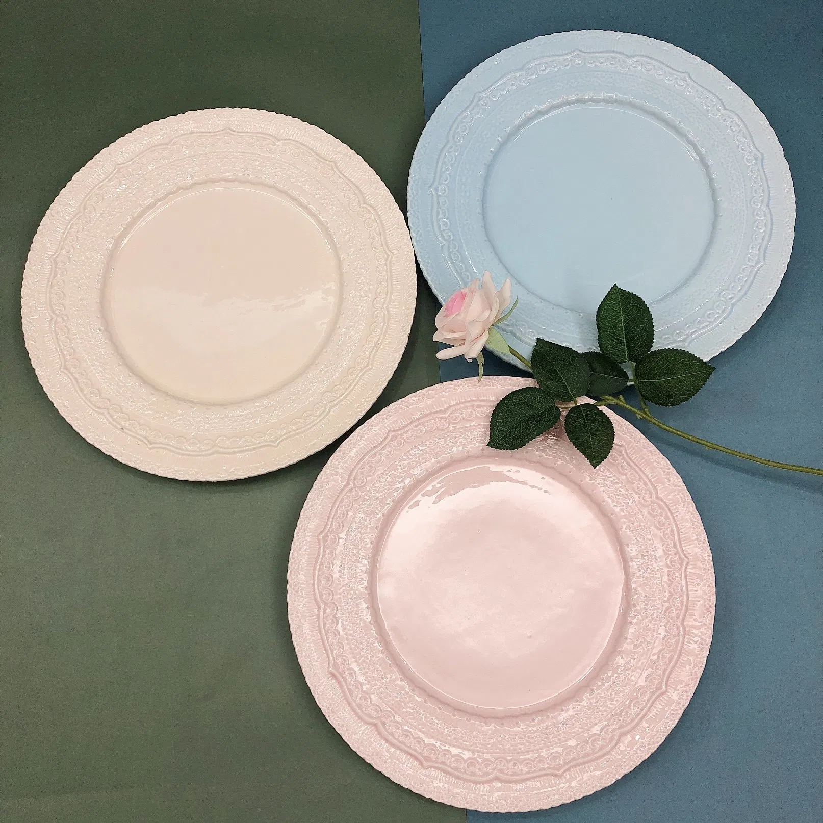 Fine Pottery Charger Lace Plate Wedding Rentals Good Products