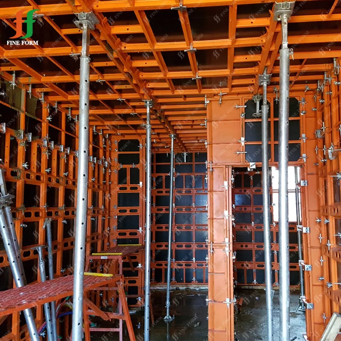 Q235 Concrete Construction Slab Formwork Jacks Metal Heavy Duty Steel Prop Scaffolding Shoring Adjustment Telescopic Props