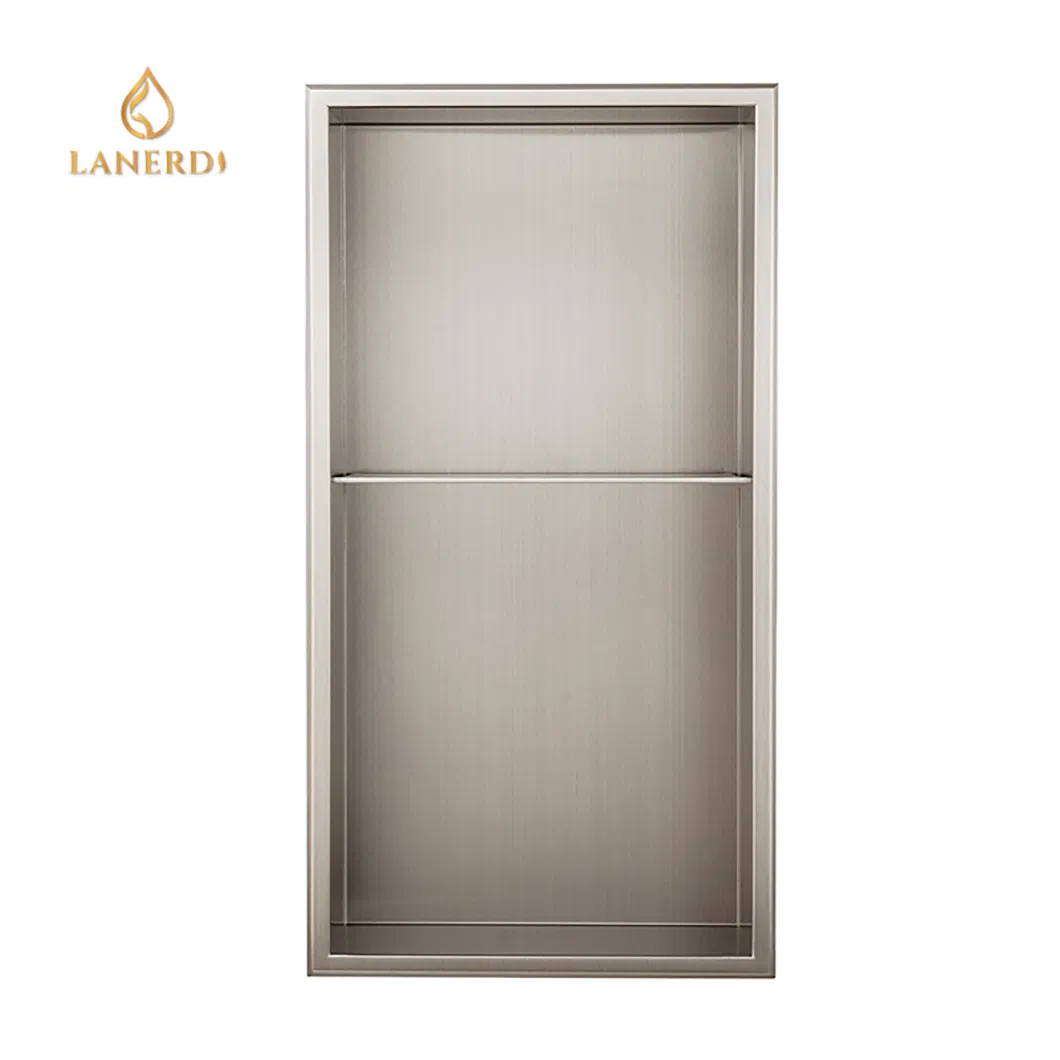 Встраиваемая полка для душа из нержавеющей стали