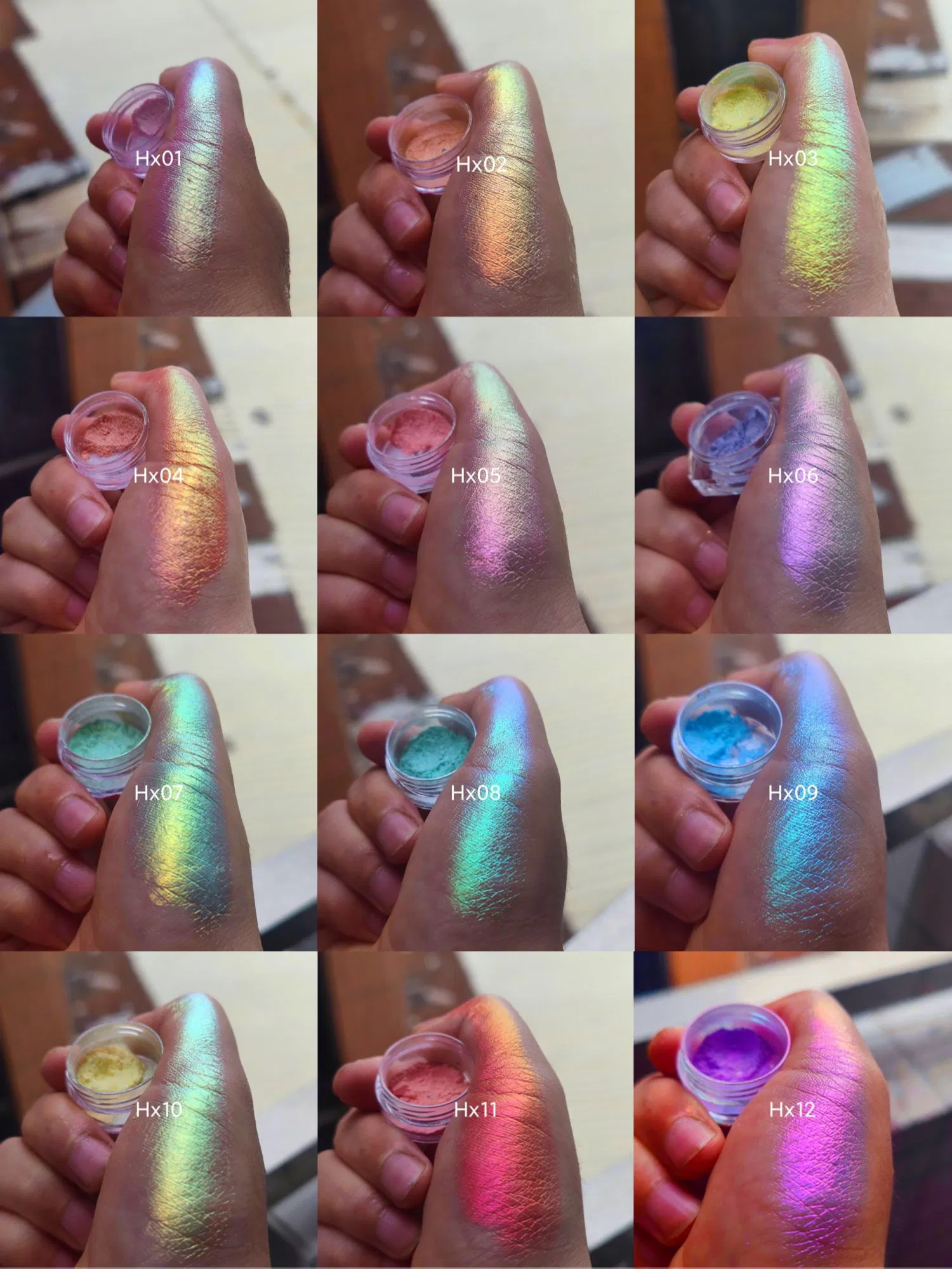 Cosmetic Grade Loose Duochrome Eye Chameleon Pigments Chrome Cameleon Eyeshadow