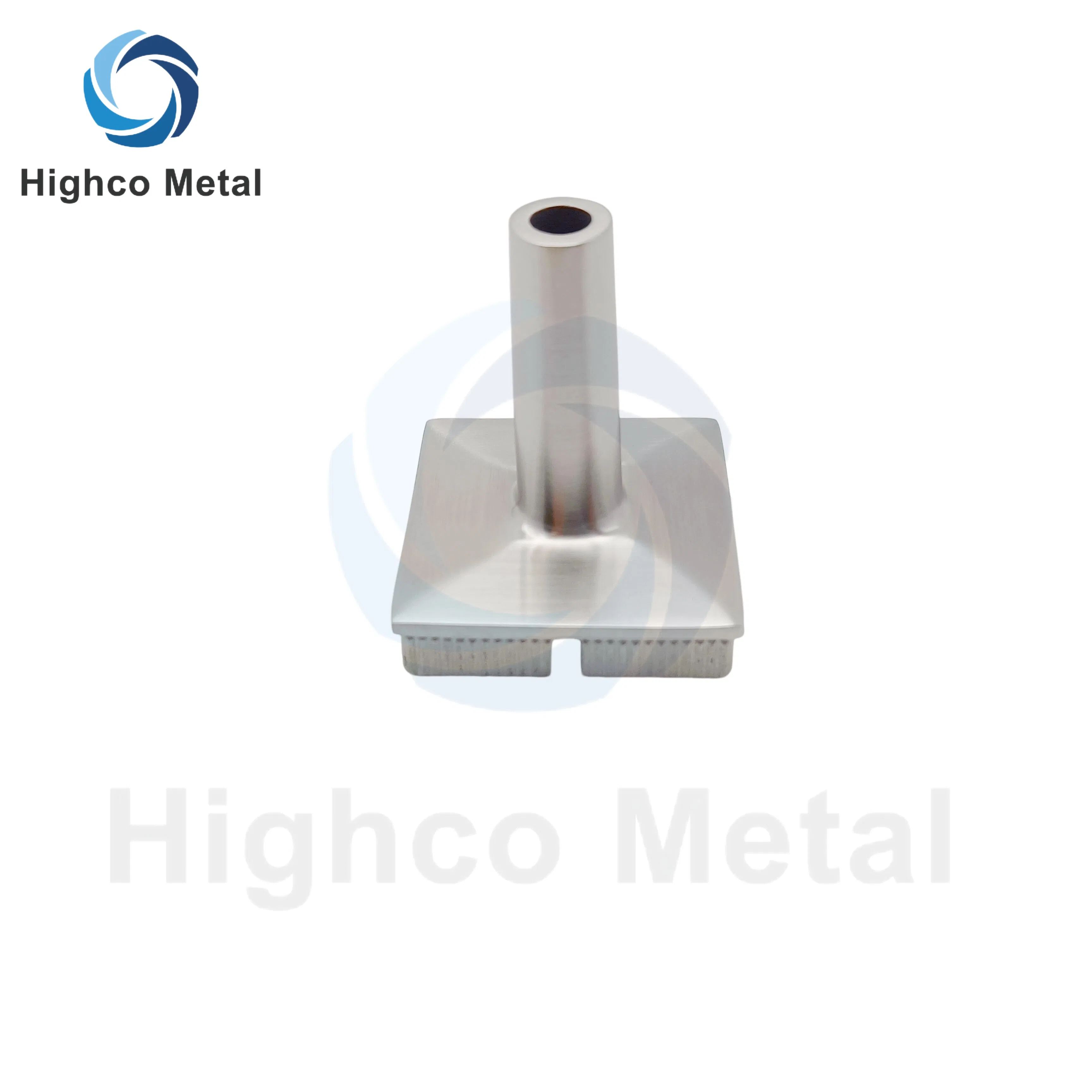 Stainless Steel 50.8mm Square Handrail Support for Staircase Balustrade