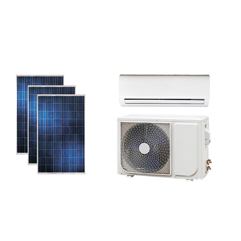Factory Cheap Price 9000BTU/0.75ton 48V DC Solar Power Air Conditioner Completely Power System for Home Use