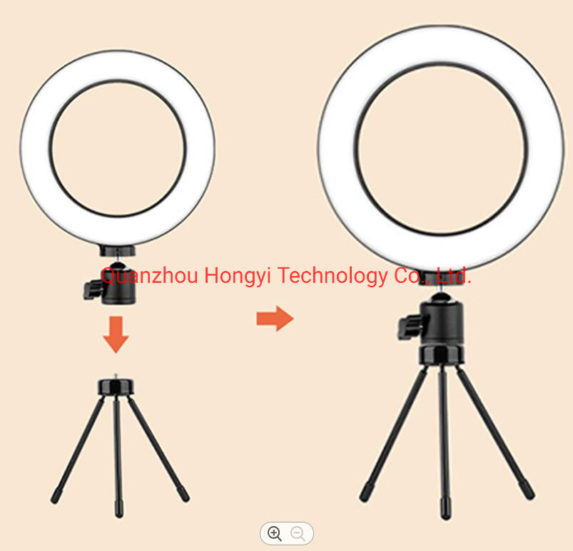 2021 DC 5V LED Ring Light New Whitening Fill 4 Inch Table Light Live Stream Microphone Stand Tik Tok Youtube Light