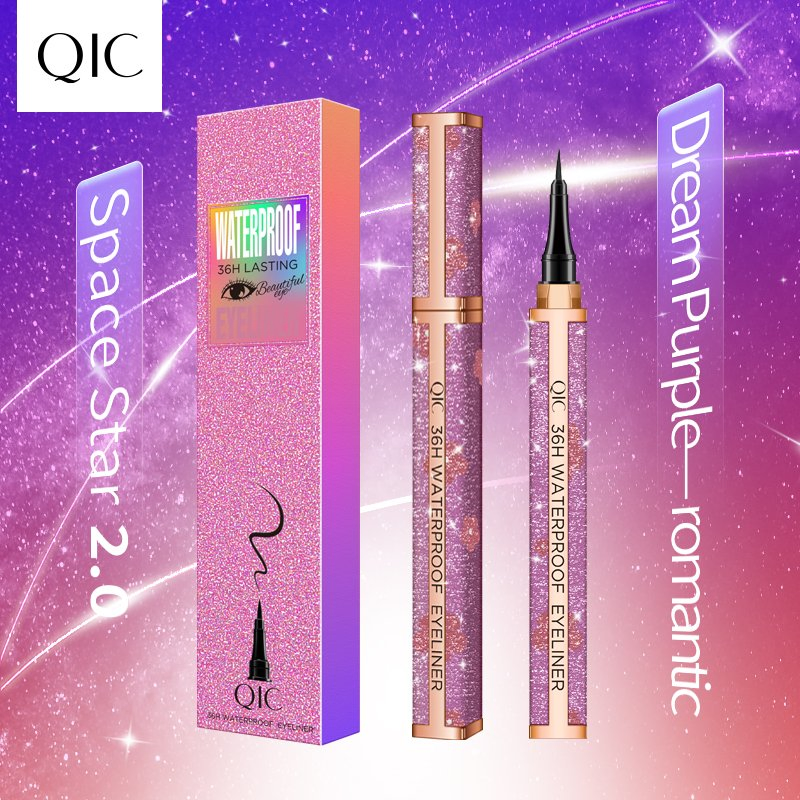 OEM Gold Diamond Color Star Shiny Eyeliner Waterproof Eyeliner for Makeup
