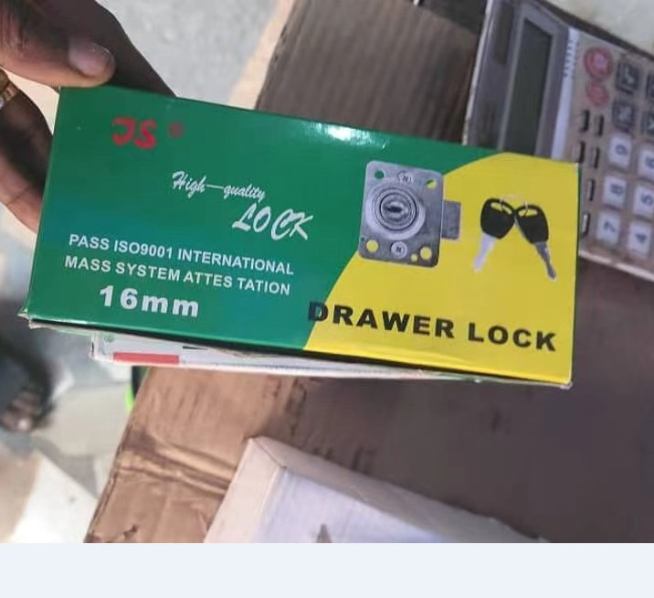 New Tech Js101 16mm Iron Nickel Steel Locks Desk Wardrobe Furniture Drawer Cabinet Lock