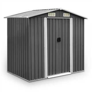 Durable Large Spire Metal Garden Shed with Galvanized Steel Structure