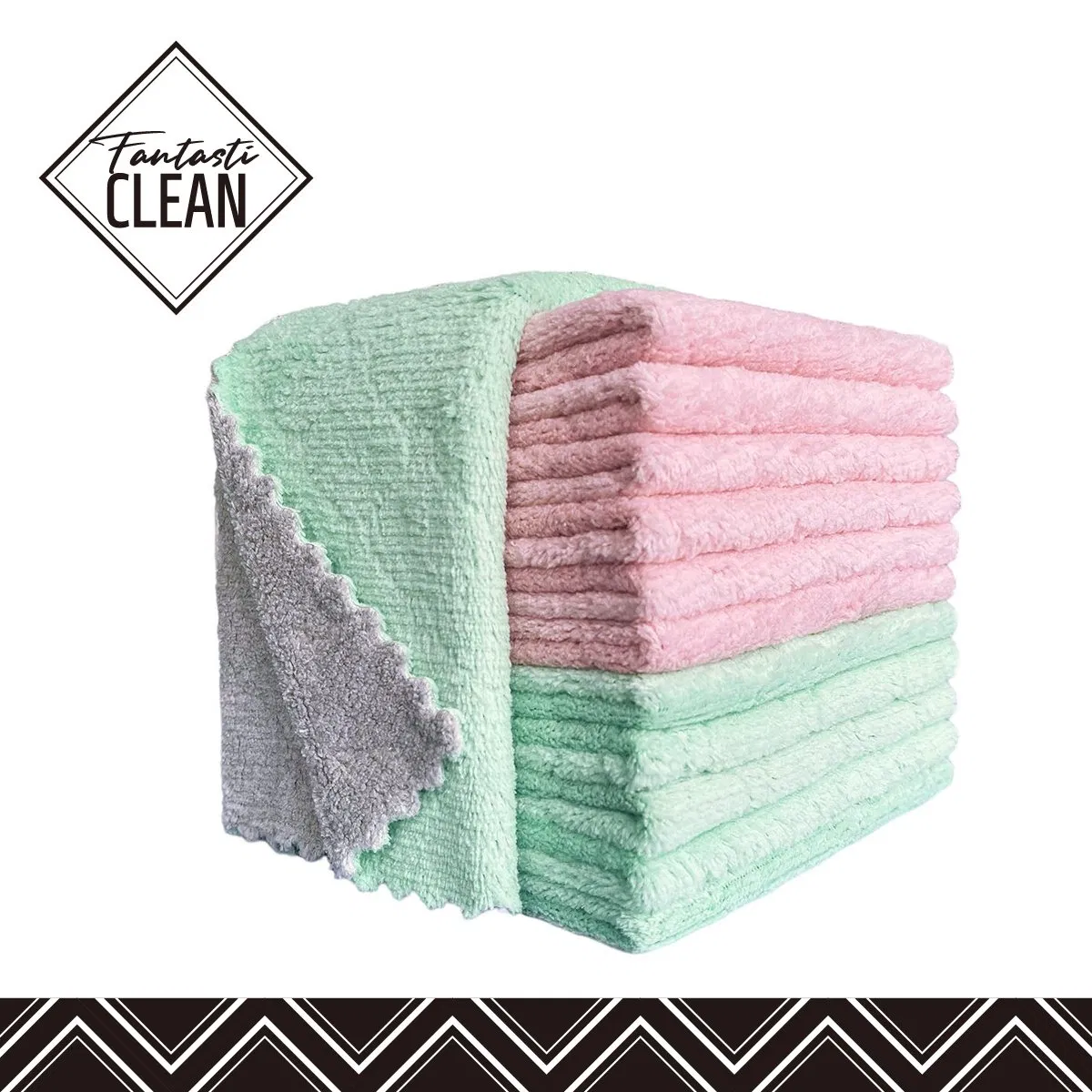 No Shedding Soft Premium Dish Cloths Microfiber Cleaning Cloth Microfiber Towel Microfibercar Towel