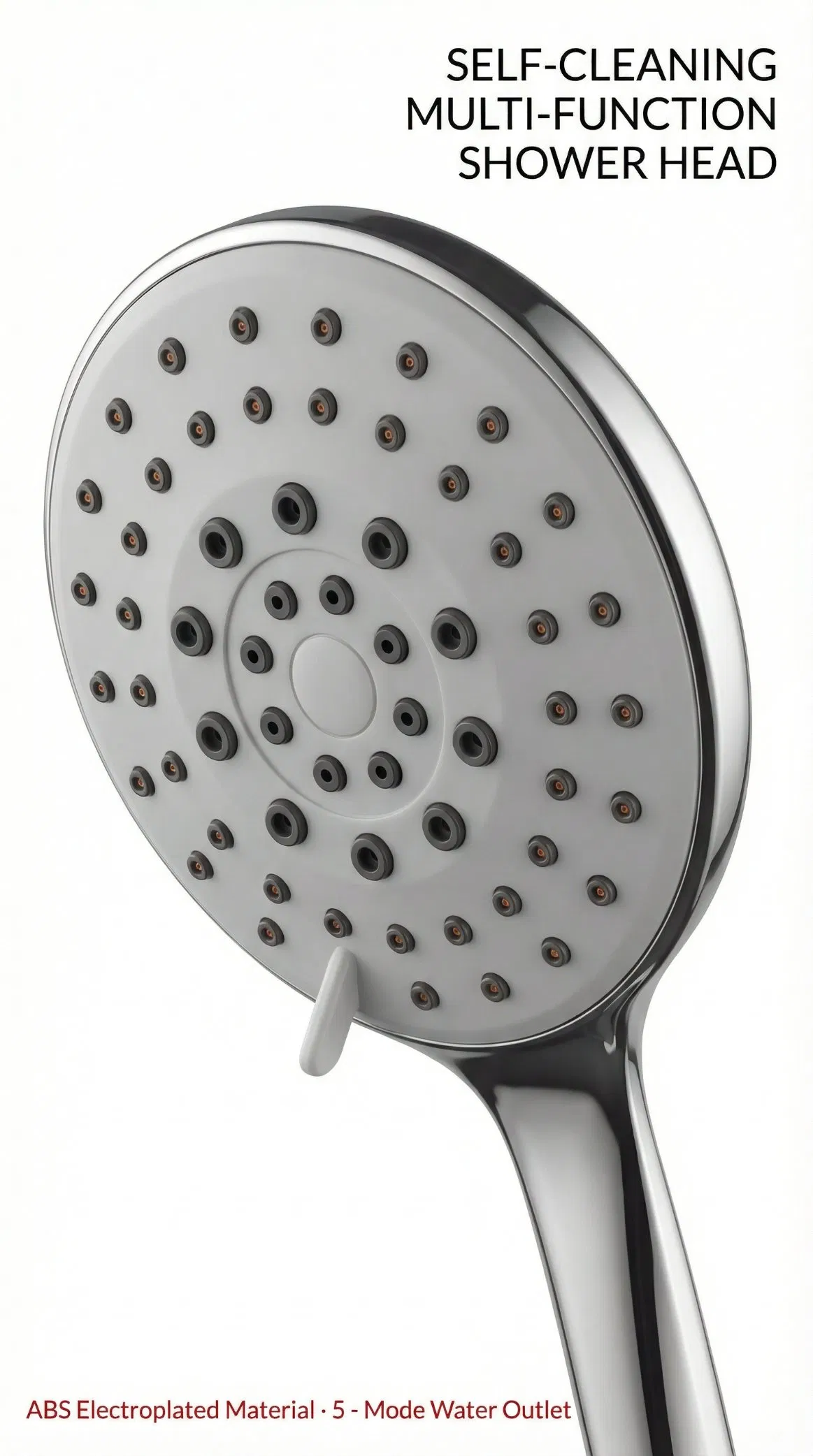 Anti-Limescale Self-Cleaning Handshower with Adjustable Modes