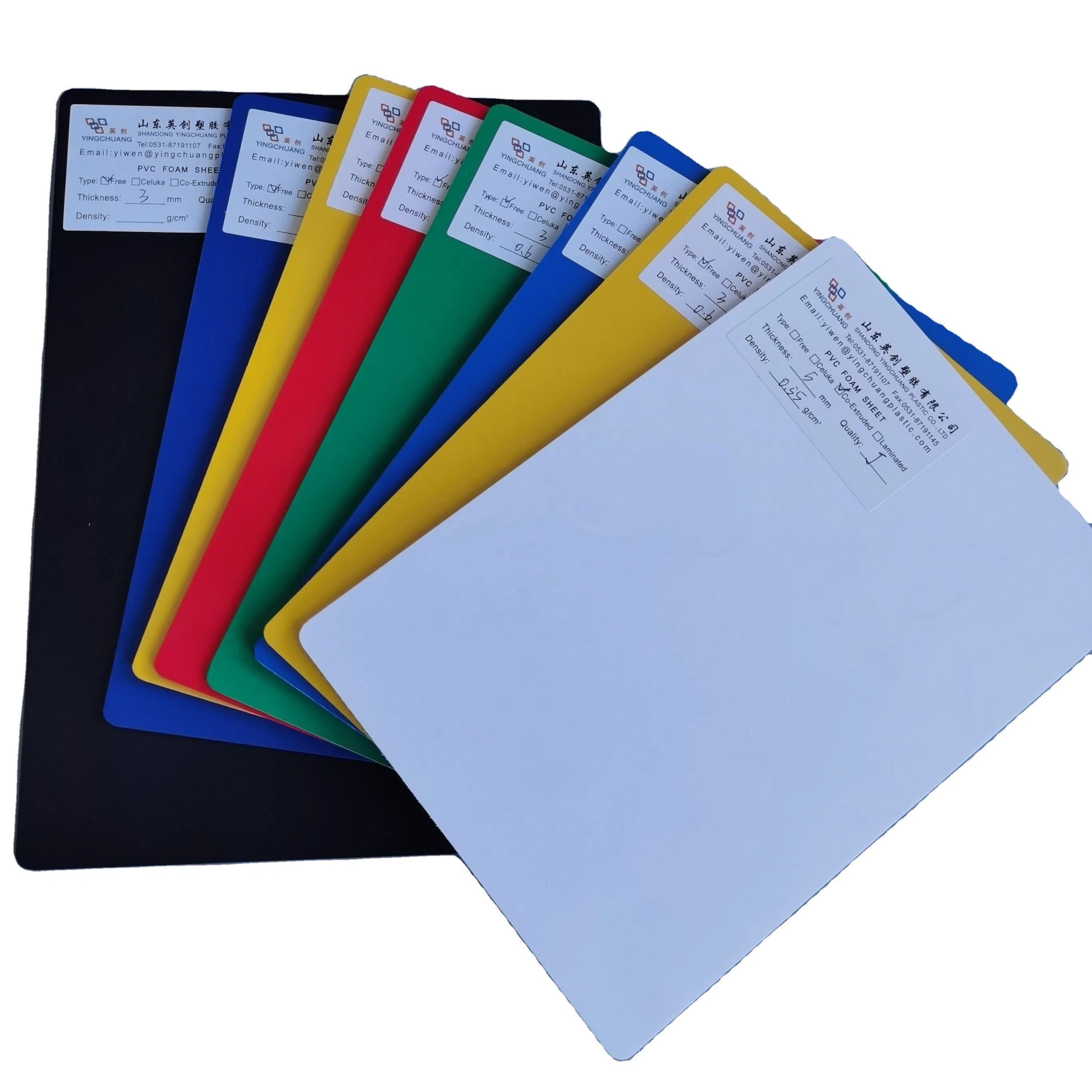 White/Black Colorful Foam Sheet PVC Laser Engraving Foam Board