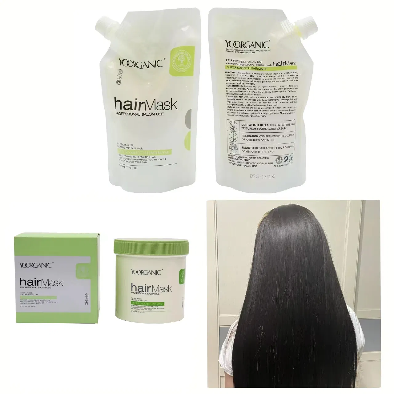in Stock Wholesale Price Beauty Salon Private Label China Hair Treatment 500ml Keratin Hair Conditioner